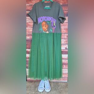 🎸The Remix Collection🥁 Notorious Big Addition! Band Tee to maxi! Repurposed.